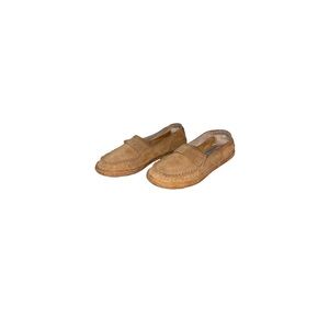 UGG Tan Suede Moccasins - Girl’s Size 4